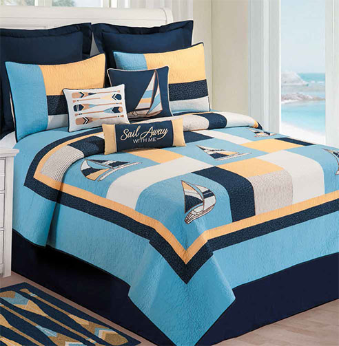 Channel Harbor by C&F Quilts - BeddingSuperStore.com