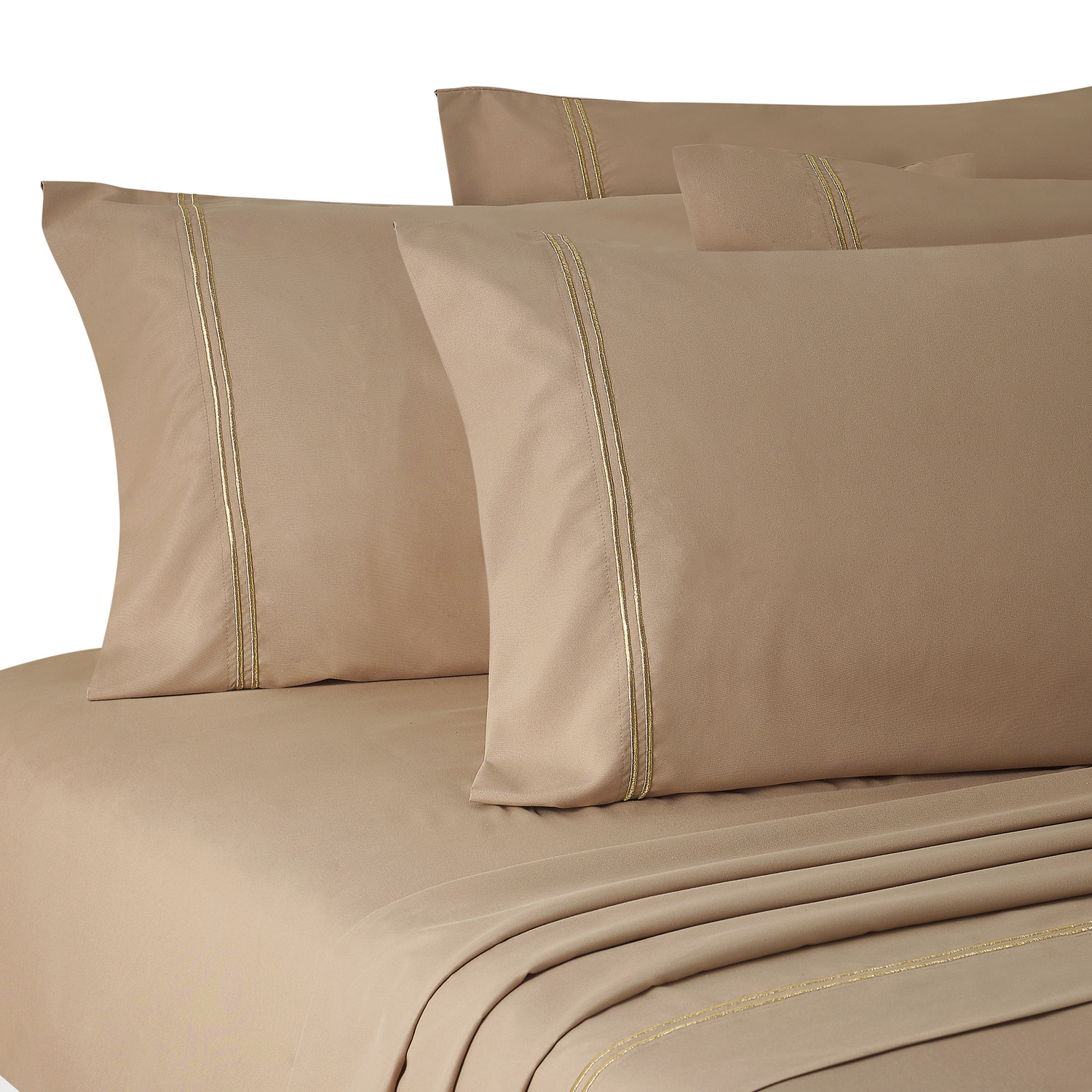 Isadora Metallic Embroidery Sheet Set by Waterford Luxury Bedding ...