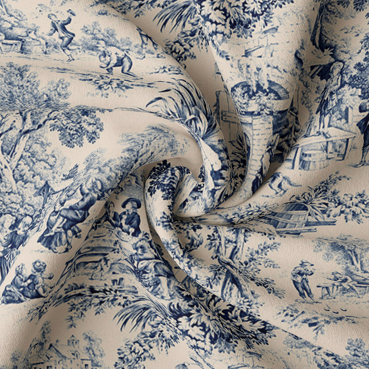 Maison Toile Blue by 6ix Tailors Fine Linens - BeddingSuperStore.com