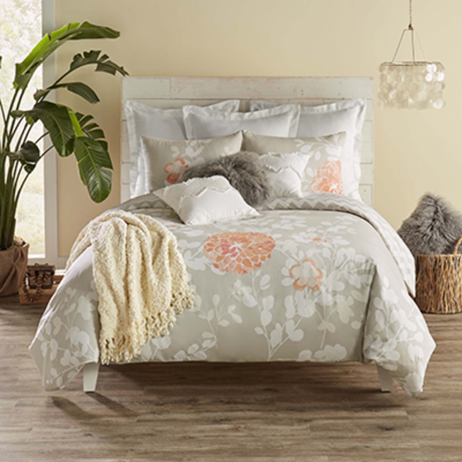 apricot duvet cover