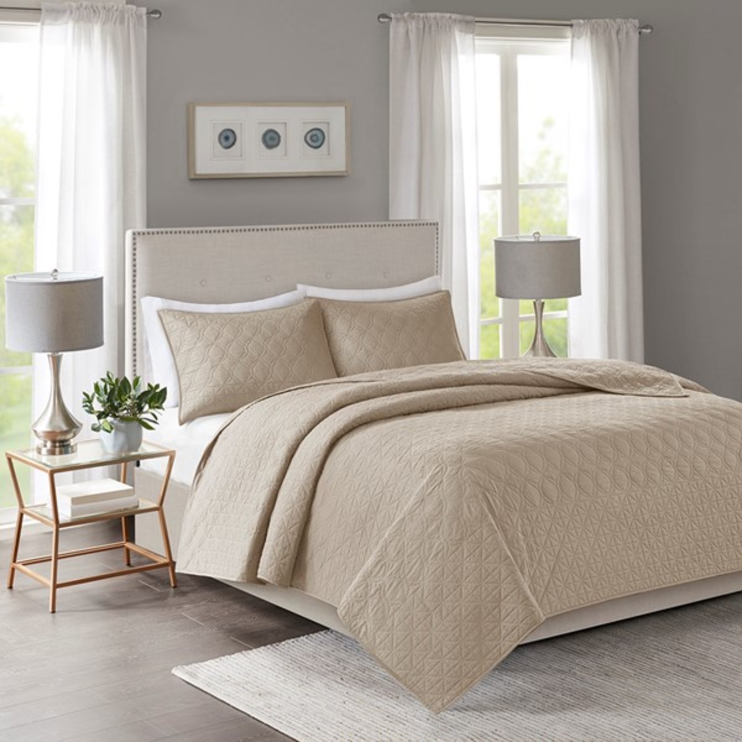 Linnette Taupe by Madison Park - BeddingSuperStore.com