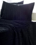 Black Shimmer Quilt by Rizzy Home Bedding