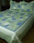 Mariette Blue Patchwork by Peace Arch