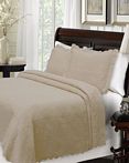 Majestic Taupe Coverlet by Lamont Home