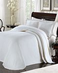 Majestic White Bedspread by Lamont Home 