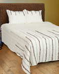 Streamers Gray/Silver by Rizzy Home Bedding