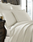 Arno Ivory Coverlet by Kassatex Fine Linens