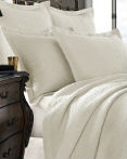 Foglia Ivory Coverlet by Kassatex Fine Linens