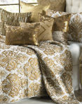 Blockprint Gold & Ivory by Cloud 9 Quilts