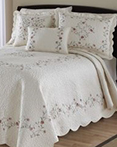 Amber Bedspread Collection by Nostalgia Heirloom