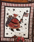 Colonial Santa by Patchmagic Quilts