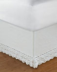 Crochet Lace Bedskirt by Greenland Home Fashions