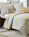 Melbourne Yellow Coverlet by Ink & Ivy Bedding