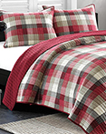 Maddox Red Coverlet by Ink & Ivy Bedding