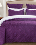 Fern Crystal Purple by Calla Angel Quilts