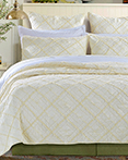 Diamond Applique Ivory by Calla Angel Quilts