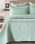 Sage Garden Light Aqua by Calla Angel Quilts