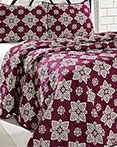 Adelaide Boysenberry by VHC Brands Quilts