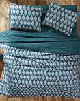 Priya Aegean Blue by VHC Brands Quilts