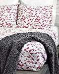 Kinetic Coverlet Red by Lamont Home