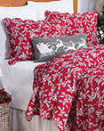 Silver Mistletoe by C&F Quilts