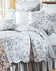 Brighton Blue Toile by C&F Quilts