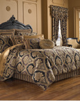 Reilly Black by Five Queens Court Bedding