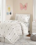Liv Black Quilt Set by Intelligent Design