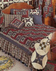 Red Log Cabin by Patchmagic Quilts